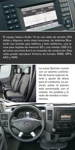 características de la nueva Mercedes Benz Sprinter Sprinter2