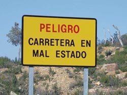 Carreteras en mal estado Carretera en mal estado