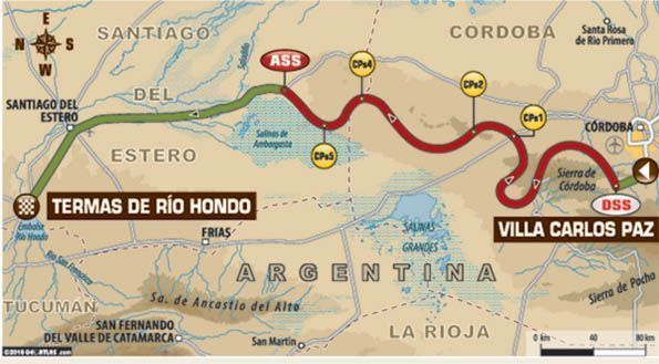 3 etapa recorrido