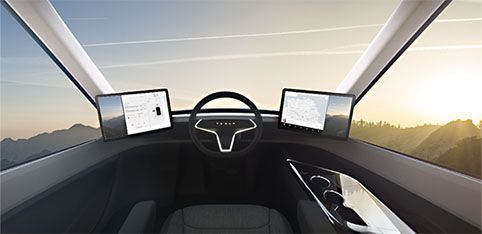 tesla interior