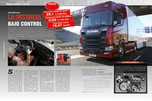 prueba scania v8
