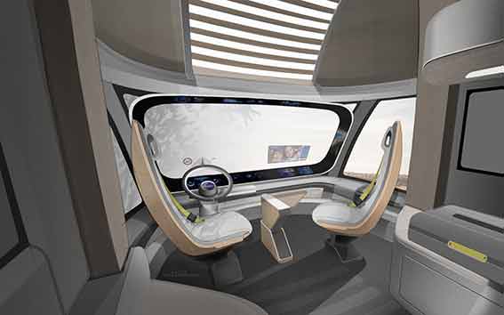 hyundai camion hidrogeno interior