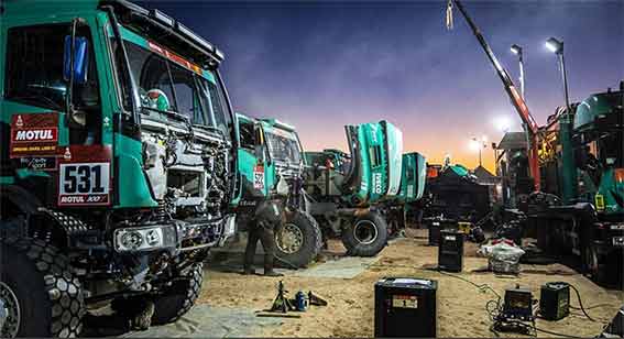 dakar iveco taller