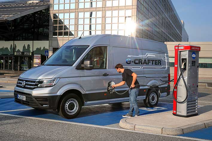 volkswagen electricos crafter