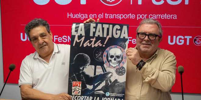 UGT convoca huelga indefinida del transporte desde el 8 de junio por la jubilaci&oacute;n anticipada de conductores