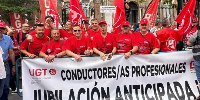 UGT desconvoca la huelga del transporte tras avances en la jubilaci&oacute;n anticipada de conductores profesionales