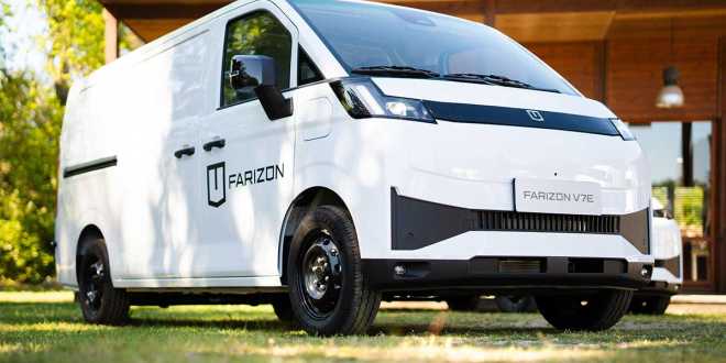 Farizon V7E: nueva furgoneta el&eacute;ctrica para el transporte  urbano con hasta 475 km de autonom&iacute;a