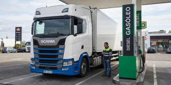 El coste efectivo del gas&oacute;leo para el transporte supera en 14,5 c&eacute;ntimos por litro al de mayo 