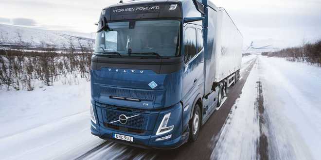 Volvo prueba ya camiones de hidr&oacute;geno en carretera y prepara su lanzamiento antes de 2030