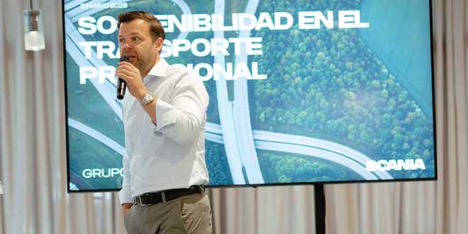 Scania apuesta por una transici&oacute;n energ&eacute;tica realista para las empresas de transporte