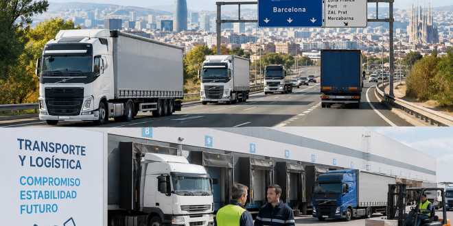 Nuevo convenio del transporte de mercanc&iacute;as en Barcelona: salarios, IPC y principales cambios
