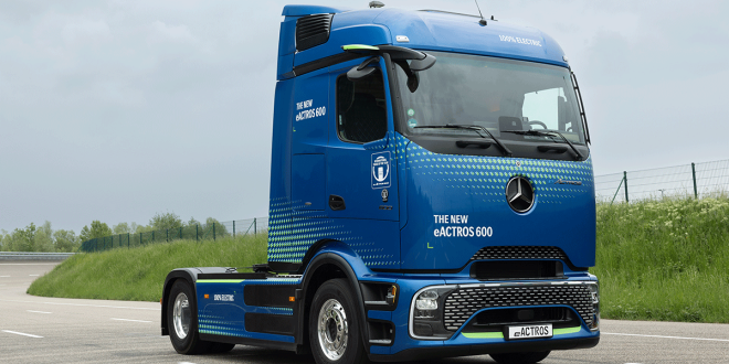 eActros 600 Conexi&oacute;n Iberia: Daimler Truck pone a prueba la viabilidad del transporte pesado el&eacute;ctrico 