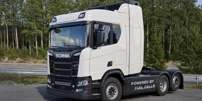 Toyota y Scania impulsan el cami&oacute;n de pilas de combustible de hidr&oacute;geno 