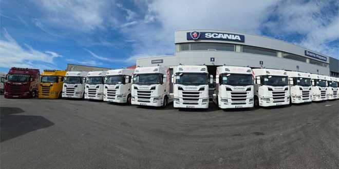 Transportes EuroP&eacute;rez refuerza su flota con 20 nuevas tractoras de Scania 