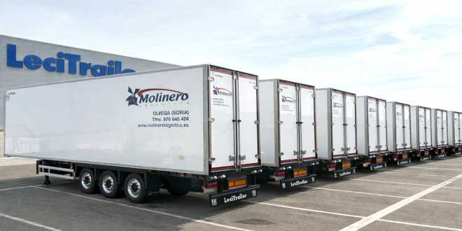 Molinero Log&iacute;stica incorpora 120 semirremolques frigor&iacute;ficos Evolution de Lecitrailer