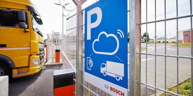 Bosch Road Services: Una plataforma para integrar aparcamiento seguro, recarga y servicios digitales para camiones