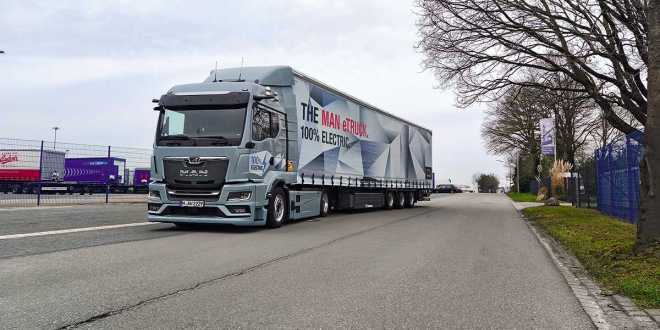  MAN pone a prueba la viabilidad del transporte el&eacute;ctrico de larga distancia entre Par&iacute;s y Berl&iacute;n
