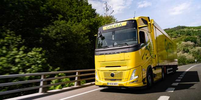 Transportes Gacela reduce 3 litros cada 100 km el consumo con el Volvo FH Aero